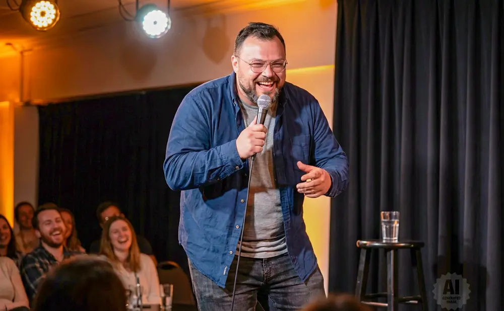 Ben Bankas performing live on stage